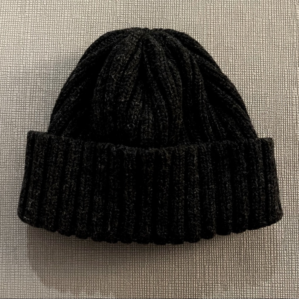 Grey Wool Winter Scully Beanie Hat
